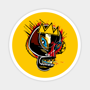 head Basquiat Style Magnet